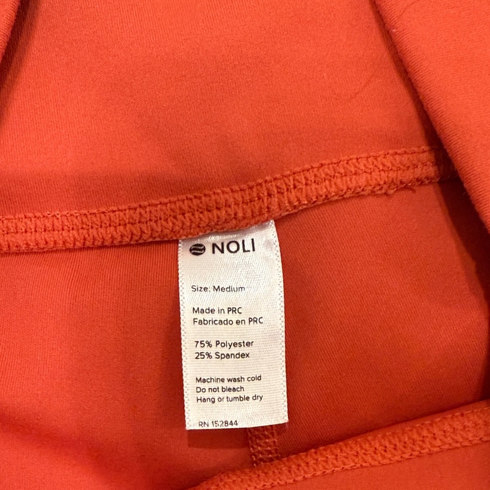 Noli Vibrant rust orange Leggings - Picture 2 of 2